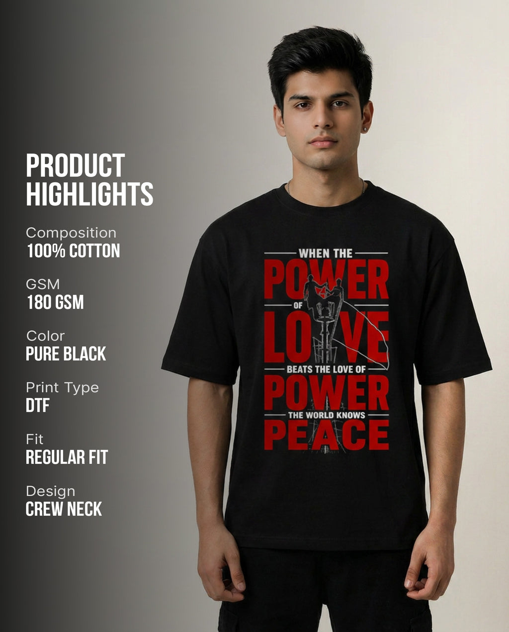 Power of Love Crew T-Shirt