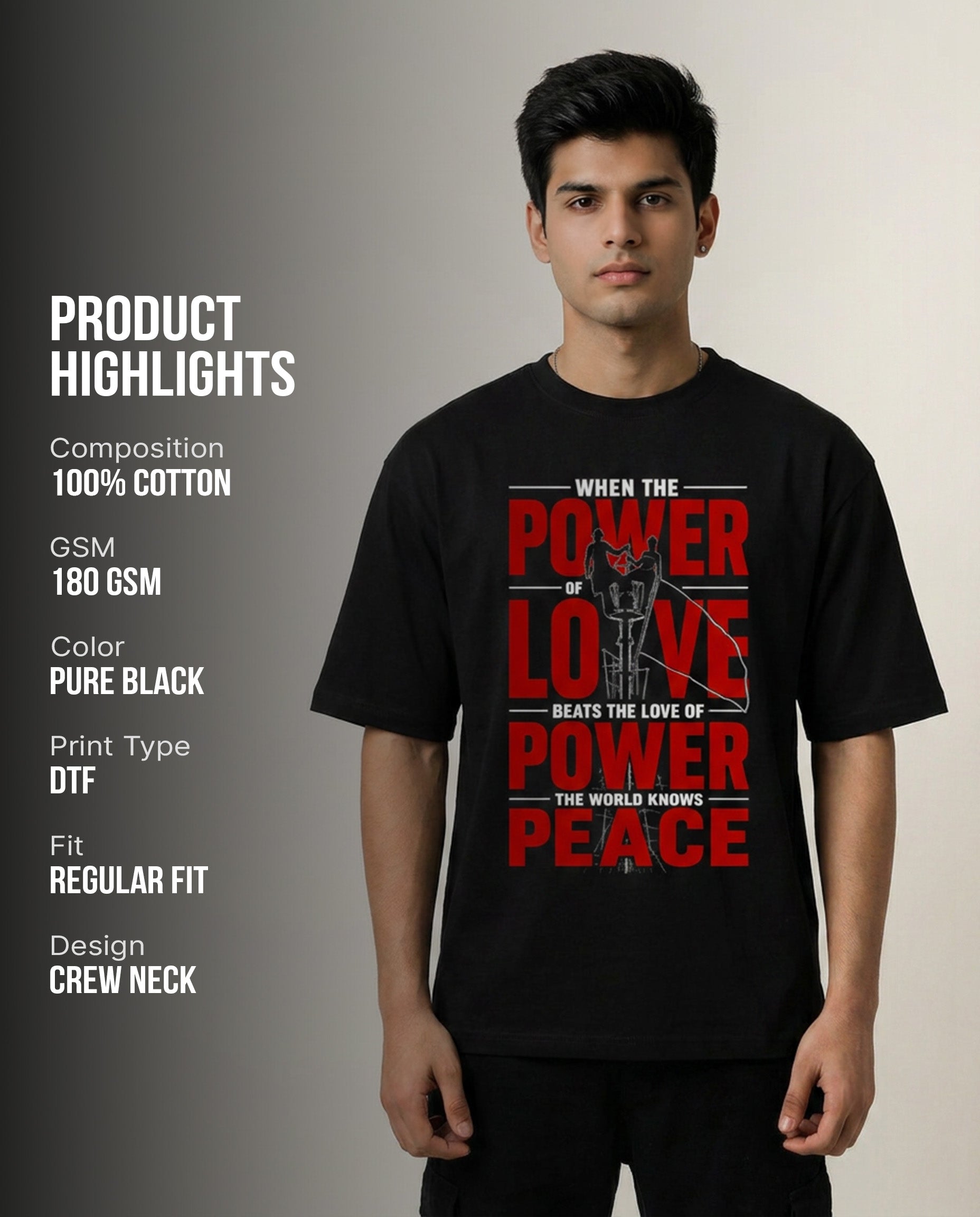 Power of Love Crew T-Shirt
