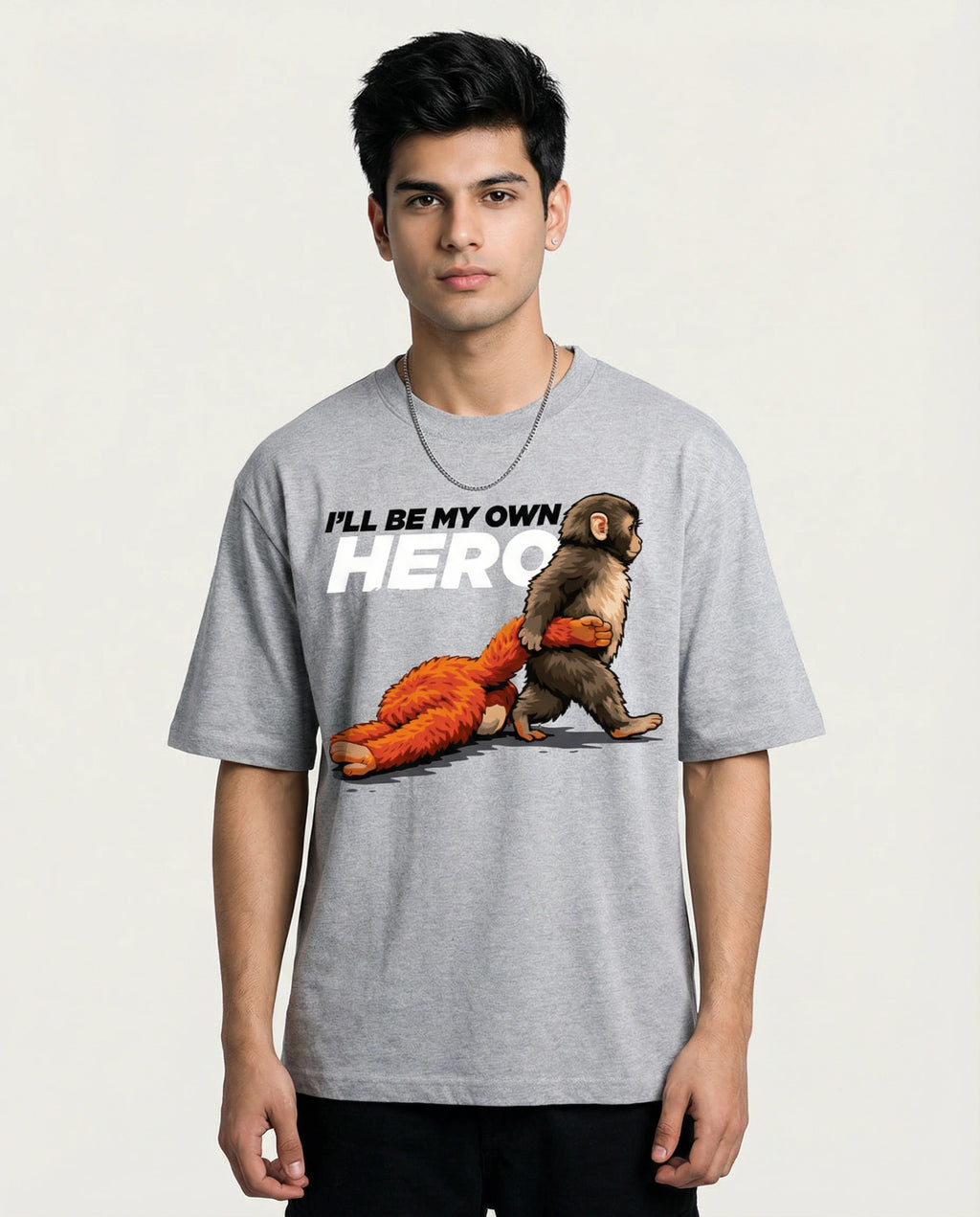 Punch Family Grey T-Shirt