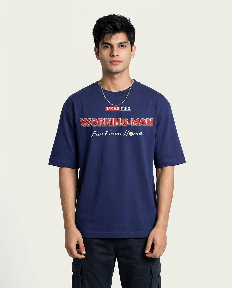 Working Man Royal Blue T-Shirt
