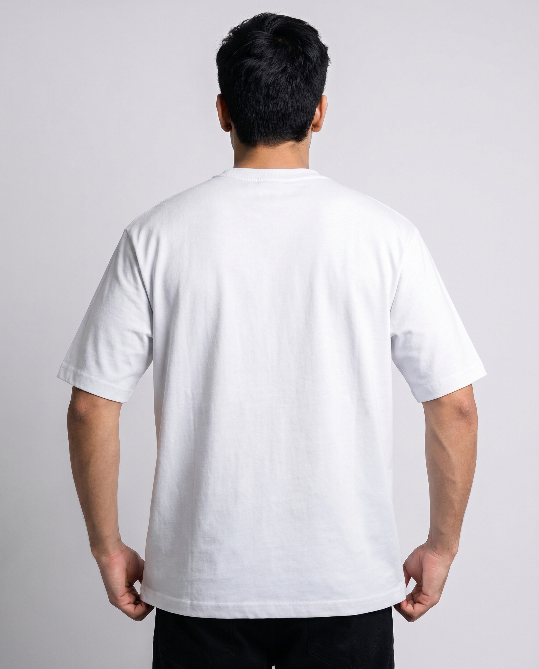 Geometric Football Graphic T-Shirt - White